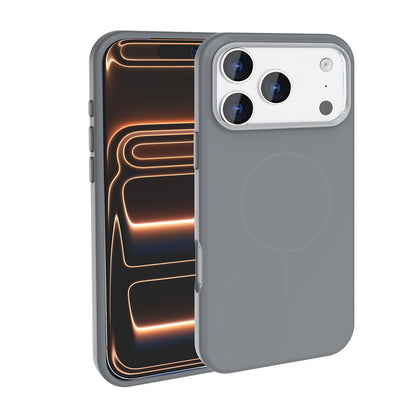 Apple iPhone 18 Pro Kılıf M-Safe Şarj Özellikli Metal Kamera Çerçeveli Zore Edi Silikon Kapak