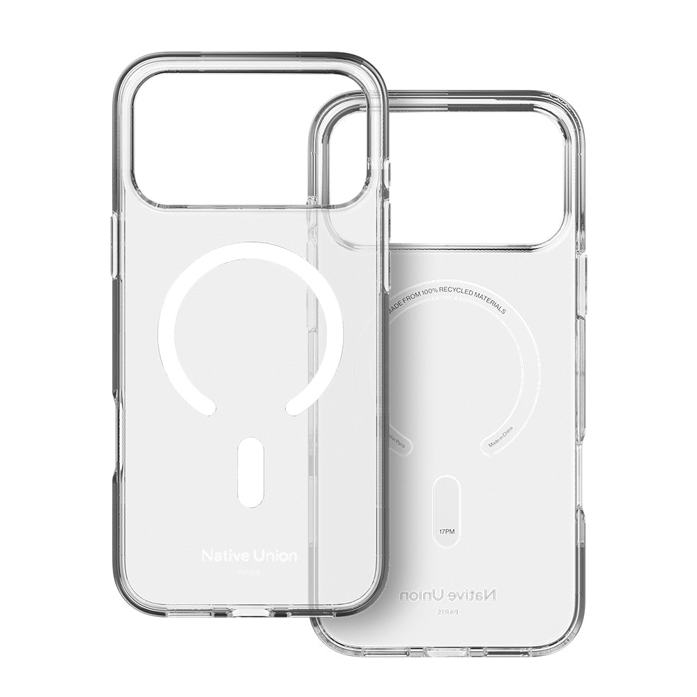 Apple iPhone 18 Pro Kılıf M-safe Şarj Özellikli Native Union RE Clear Serisi Kapak