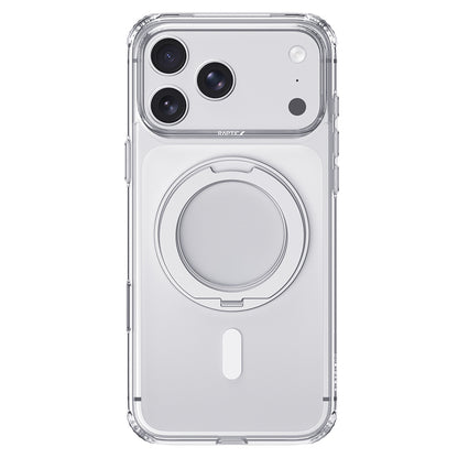 Apple iPhone 18 Pro Kılıf M-safe Şarj Özellikli Raptic Air Stand Serisi Aynalı Arka Yüzey Standlı Kapak