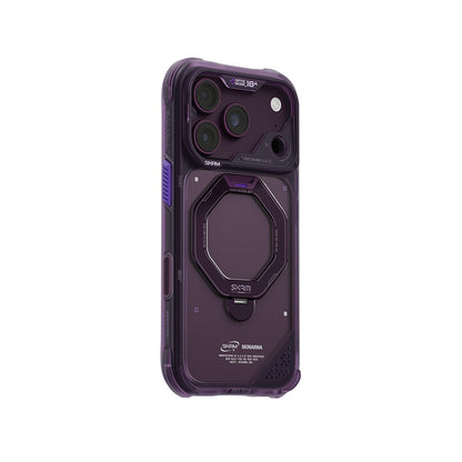 Apple iPhone 18 Pro Kılıf M-safe Şarj Özellikli Standlı Skinarma Saturn Kapak