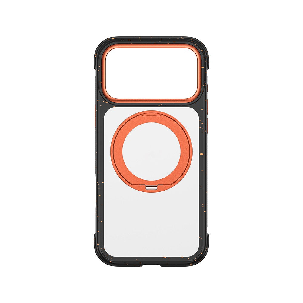 Apple iPhone 18 Pro Kılıf M-safe Şarj Özellikli Wiwu AA-203 AeroArmor Ultra Serisi Airbag Tasarımlı Standlı Kapak