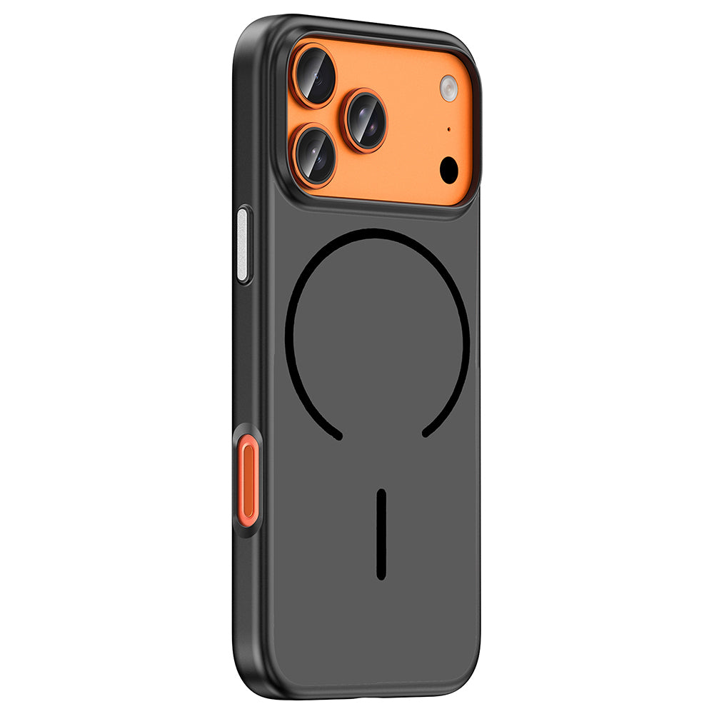 Apple iPhone 18 Pro Kılıf M-Safe Şarj Özellikli Zore Lora PC Kapak