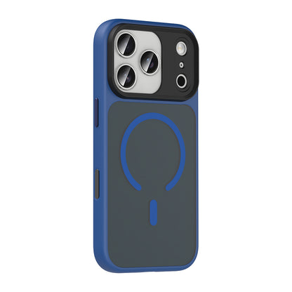 Apple iPhone 18 Pro Kılıf Mat Arka Yüzey Wireless Şarj Özellikli Zore Flet M-safe Kapak
