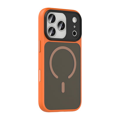 Apple iPhone 18 Pro Kılıf Mat Arka Yüzey Wireless Şarj Özellikli Zore Flet M-safe Kapak