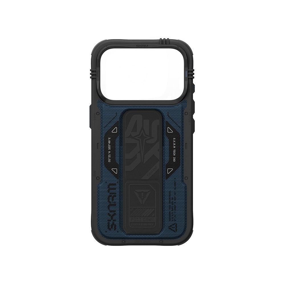 Apple iPhone 18 Pro Kılıf SkinArma M-safe Şarj Özellikli Airbag Tasarımlı Standlı Phantom Kapak