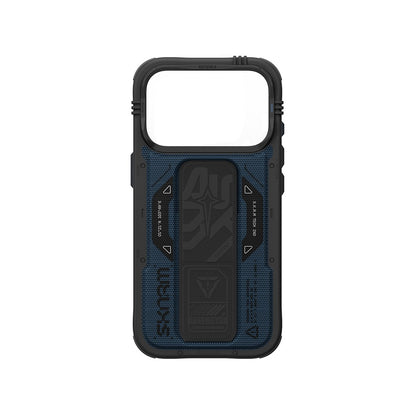 Apple iPhone 18 Pro Kılıf SkinArma M-safe Şarj Özellikli Airbag Tasarımlı Standlı Phantom Kapak