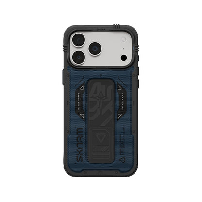 Apple iPhone 18 Pro Kılıf SkinArma M-safe Şarj Özellikli Airbag Tasarımlı Standlı Phantom Kapak