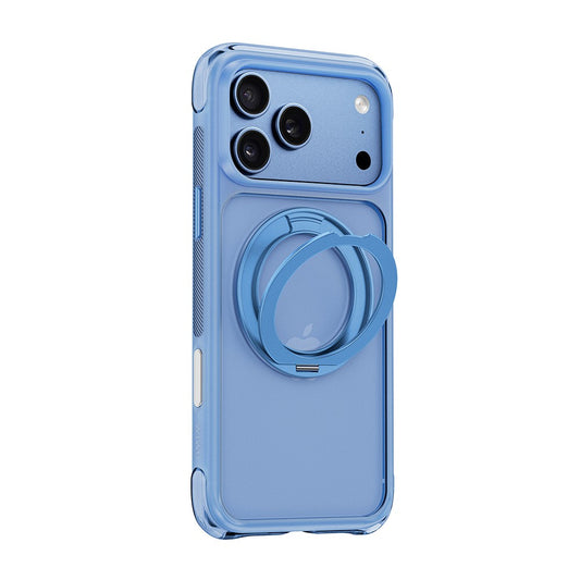 Apple iPhone 18 Pro Kılıf Wiwu AG-203 AeroGuard Ultra Serisi M-safe Şarj Özellikli Airbag Tasarımlı Standlı Kapak