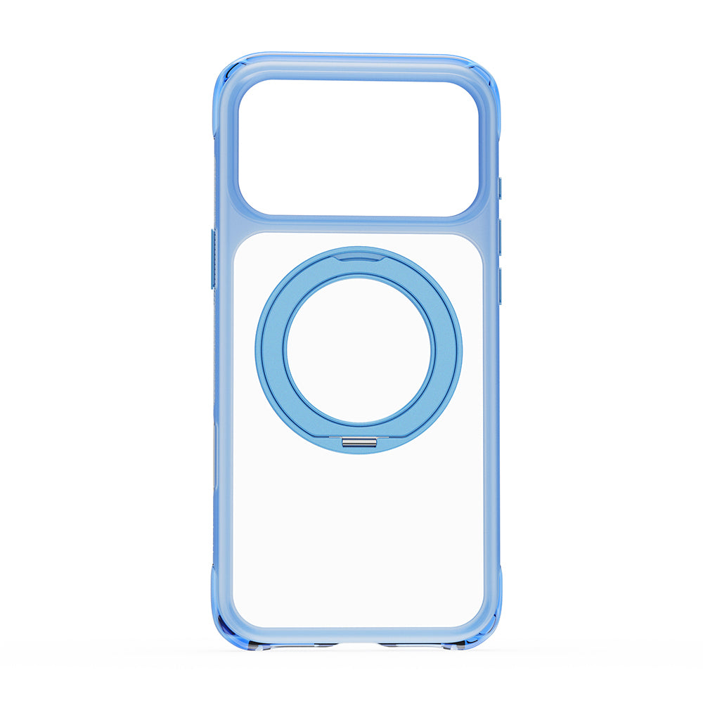 Apple iPhone 18 Pro Kılıf Wiwu AG-203 AeroGuard Ultra Serisi M-safe Şarj Özellikli Airbag Tasarımlı Standlı Kapak
