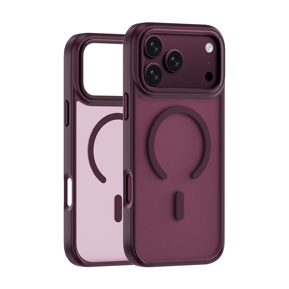 Apple iPhone 18 Pro Kılıf Wiwu FGG-012 ArmorPro Serisi M-safe Şarj Özellikli Parmak İzi Bırakmayan Kılıf