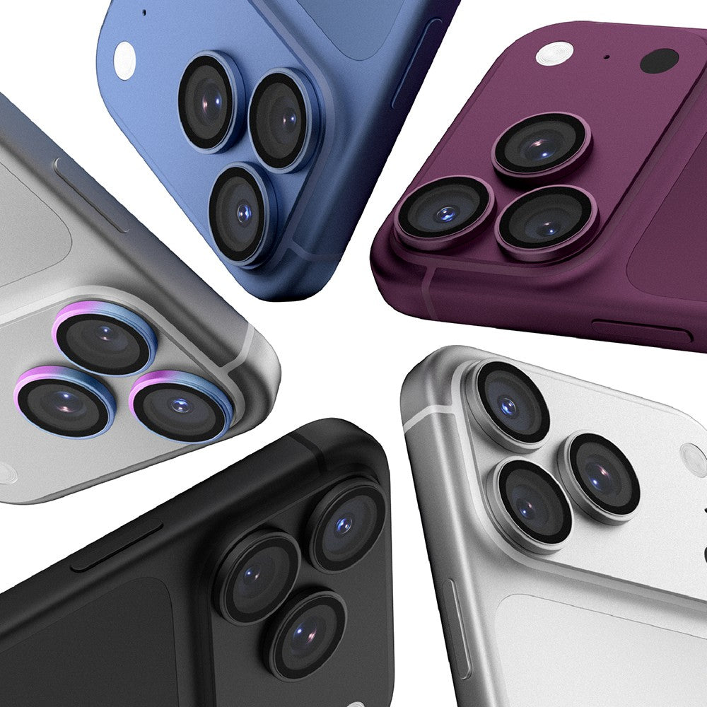 Apple iPhone 18 Pro Max Amazingthing Radix Vision Parlama Önleyici Kamera Lens Koruyucu + Kolay Uygulama Aparatlı