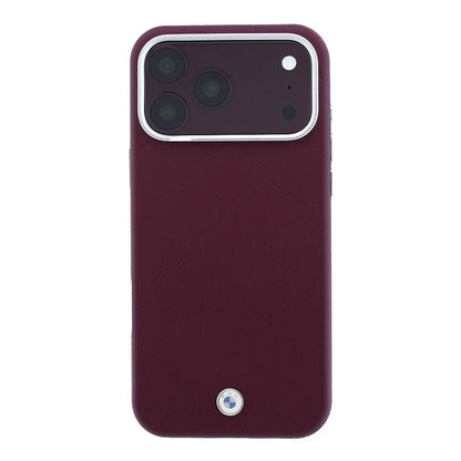 Apple iPhone 18 Pro Max Kılıf BMW Orjinal Lisanslı M-safe Şarj Özellikli Metal Logolu Kabartmalı Kapitone Deri Kapak