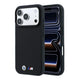 Apple iPhone 18 Pro Max Kılıf BMW Orjinal Lisanslı M-safe Şarj Özellikli Metal Logolu Karbon Fiber Kevlar Kapak