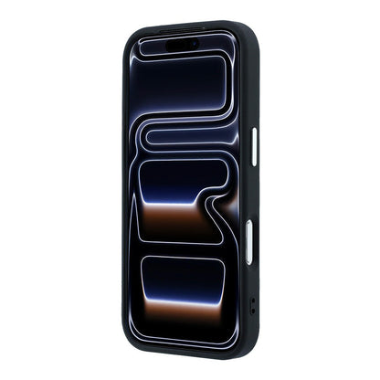 Apple iPhone 18 Pro Max Kılıf Guess Orjinal Lisanslı M-safe Şarj Özellikli Grained Triangle Kapak