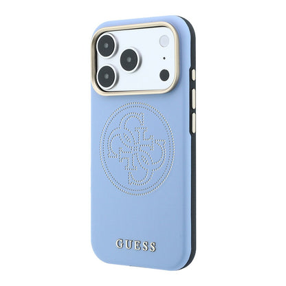 Apple iPhone 18 Pro Max Kılıf Guess Orjinal Lisanslı M-safe Şarj Özellikli PU Delikli 4G ve Yazı Logolu Kapak