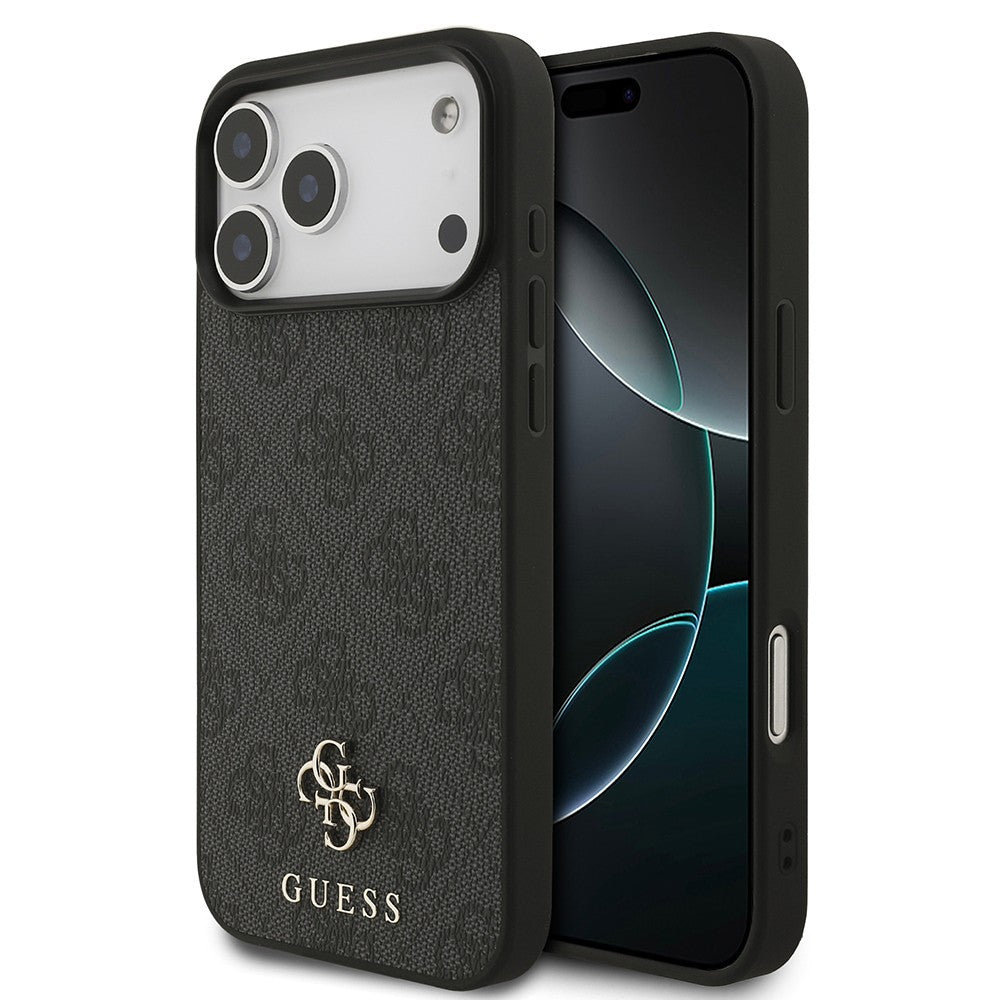 Apple iPhone 18 Pro Max Kılıf Guess Orjinal Lisanslı M-safe Şarj Özellikli Small 4G Classic Kapak