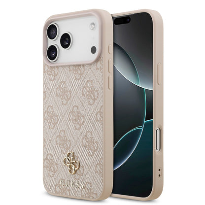 Apple iPhone 18 Pro Max Kılıf Guess Orjinal Lisanslı M-safe Şarj Özellikli Small 4G Classic Kapak