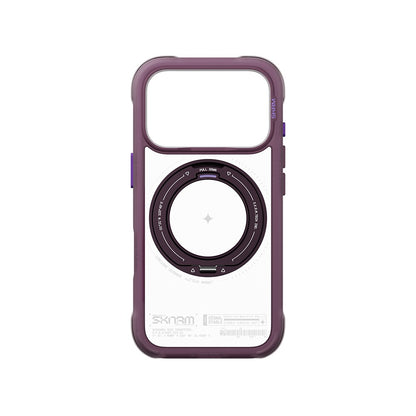 Apple iPhone 18 Pro Max Kılıf M-Safe Şarj Özellikli Airbag Tasarımlı Standlı Skinarma Atlas Kapak