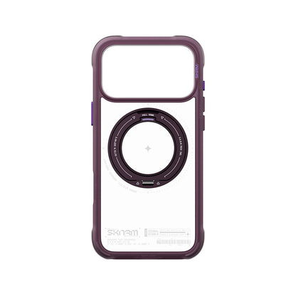 Apple iPhone 18 Pro Max Kılıf M-Safe Şarj Özellikli Airbag Tasarımlı Standlı Skinarma Atlas Kapak