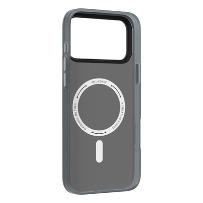 Apple iPhone 18 Pro Max Kılıf M-safe Şarj Özellikli Kamera Denetim Butonlu Youngkit Technology Serisi Kapak