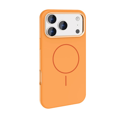 Apple iPhone 18 Pro Max Kılıf M-Safe Şarj Özellikli Metal Kamera Çerçeveli Zore Edi Silikon Kapak