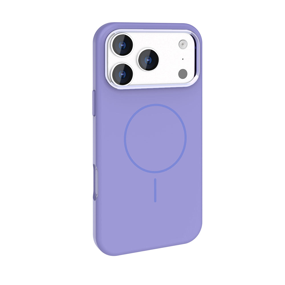 Apple iPhone 18 Pro Max Kılıf M-Safe Şarj Özellikli Metal Kamera Çerçeveli Zore Edi Silikon Kapak