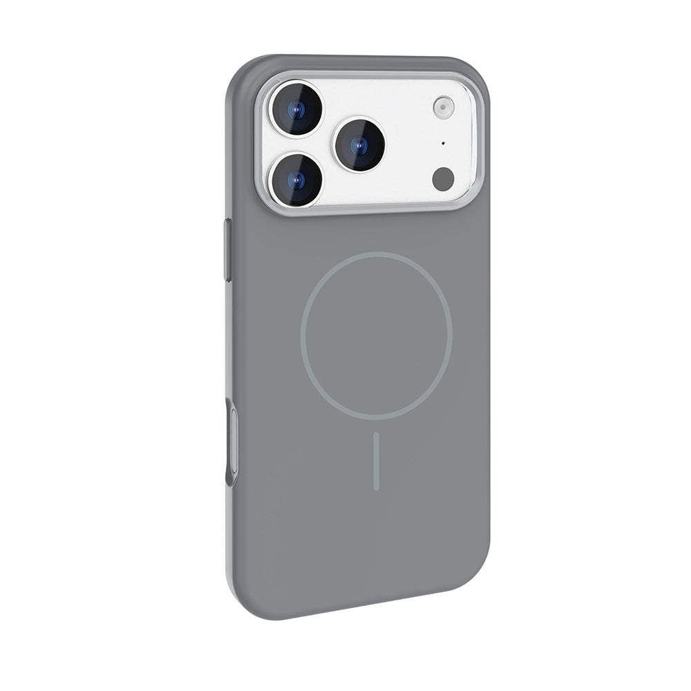 Apple iPhone 18 Pro Max Kılıf M-Safe Şarj Özellikli Metal Kamera Çerçeveli Zore Edi Silikon Kapak