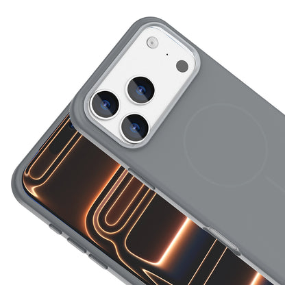 Apple iPhone 18 Pro Max Kılıf M-Safe Şarj Özellikli Metal Kamera Çerçeveli Zore Edi Silikon Kapak