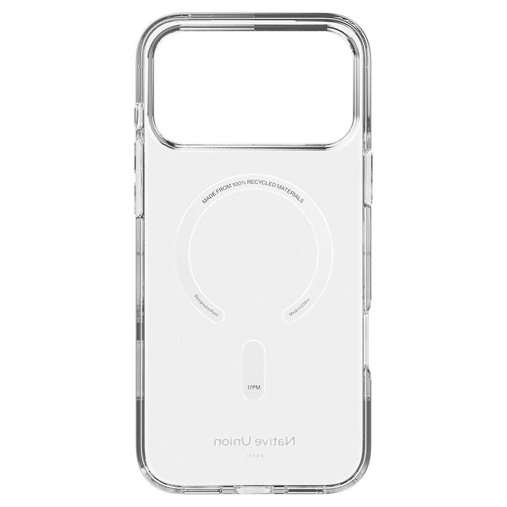 Apple iPhone 18 Pro Max Kılıf M-safe Şarj Özellikli Native Union RE Clear Serisi Kapak