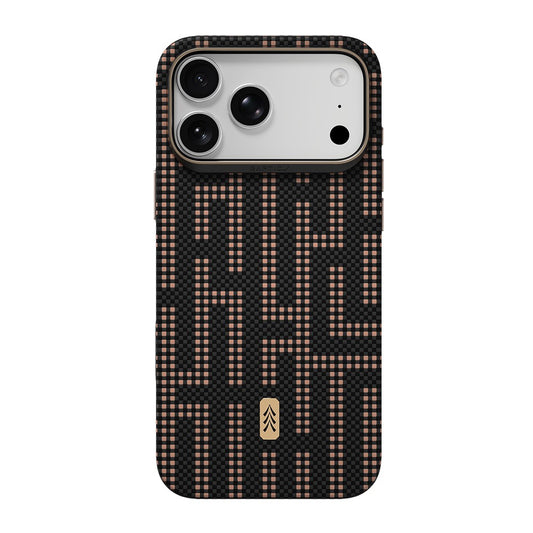 Apple iPhone 18 Pro Max Kılıf M-safe Şarj Özellikli Raptic Aramid Dual Ultra Grid Serisi Karbon Kapak