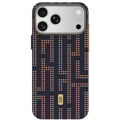 Apple iPhone 18 Pro Max Kılıf M-safe Şarj Özellikli Raptic Aramid Skin Serisi Karbon Kapak