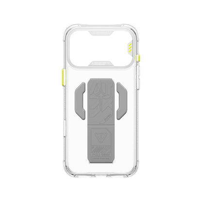 Apple iPhone 18 Pro Max Kılıf M-safe Şarj Özellikli Teknoloji Desenli Skinarma Helio CE Mag Charge Standlı Kapak