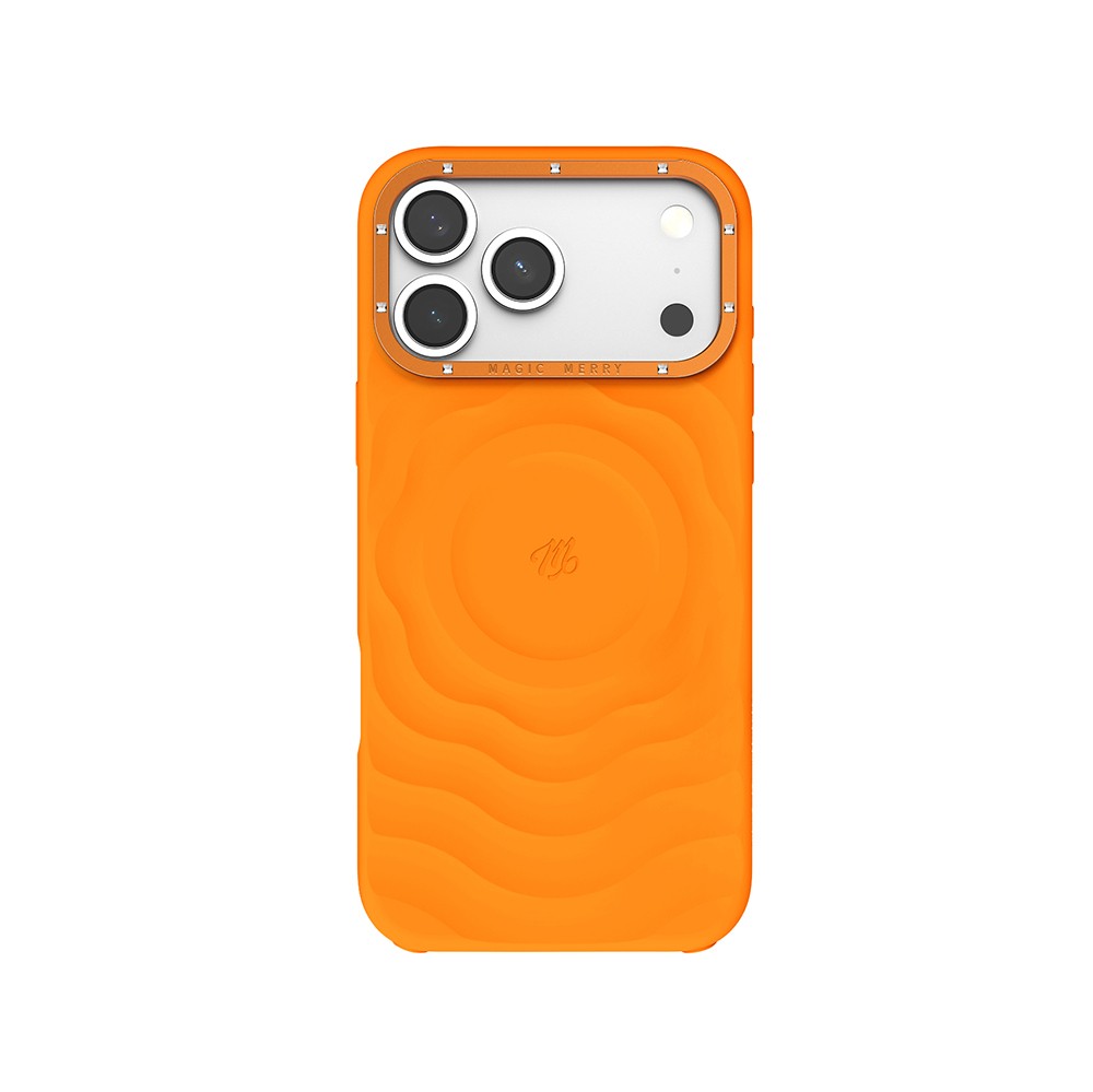 Apple iPhone 18 Pro Max Kılıf M-safe Şarj Özellikli Wiwu Magic Merry Blossom Drift Serisi Kapak