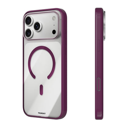 Apple iPhone 18 Pro Max Kılıf M-safe Şarj Özellikli Youngkit Clear Serisi Kapak