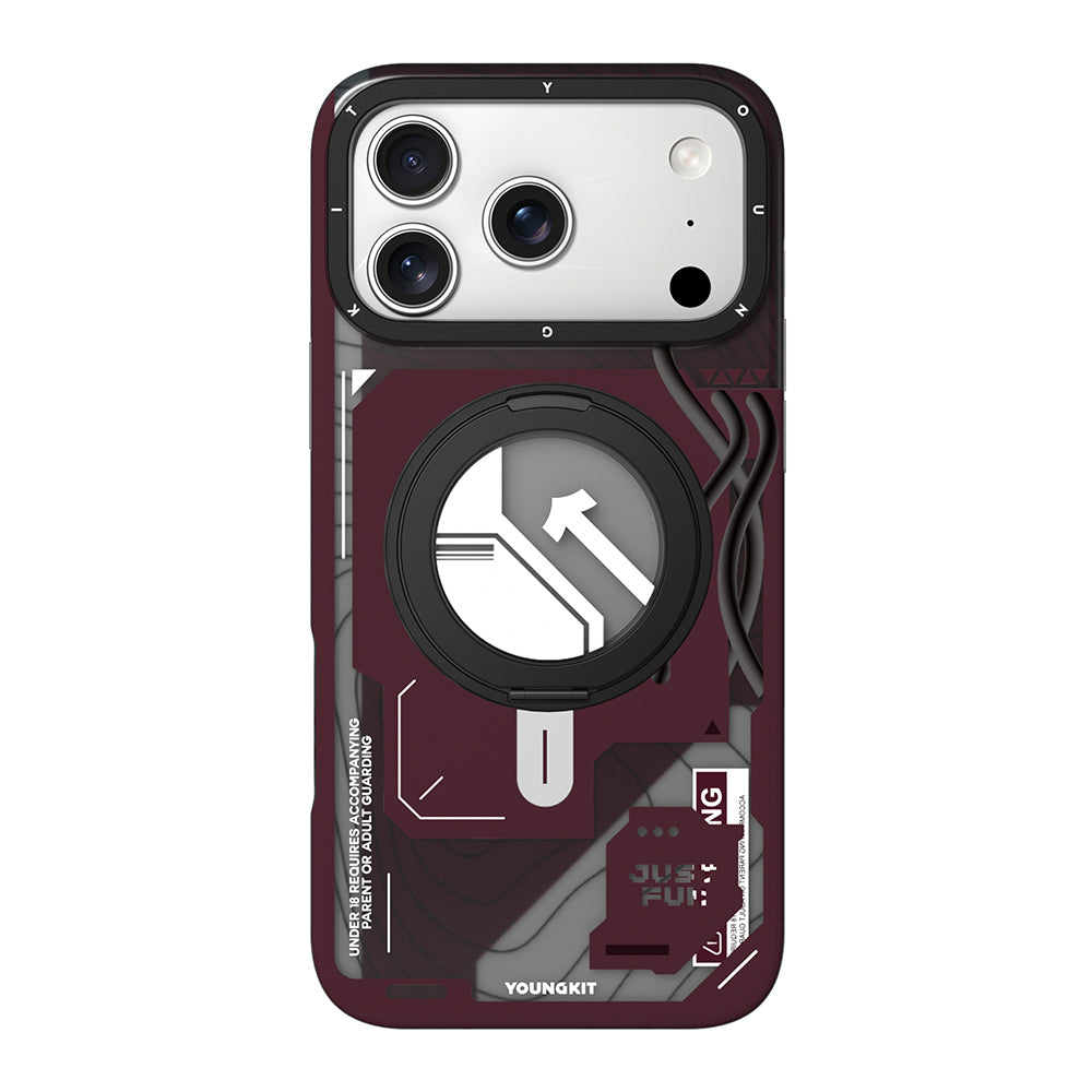 Apple iPhone 18 Pro Max Kılıf M-safe Şarj Özellikli Youngkit Starship Serisi Kapak