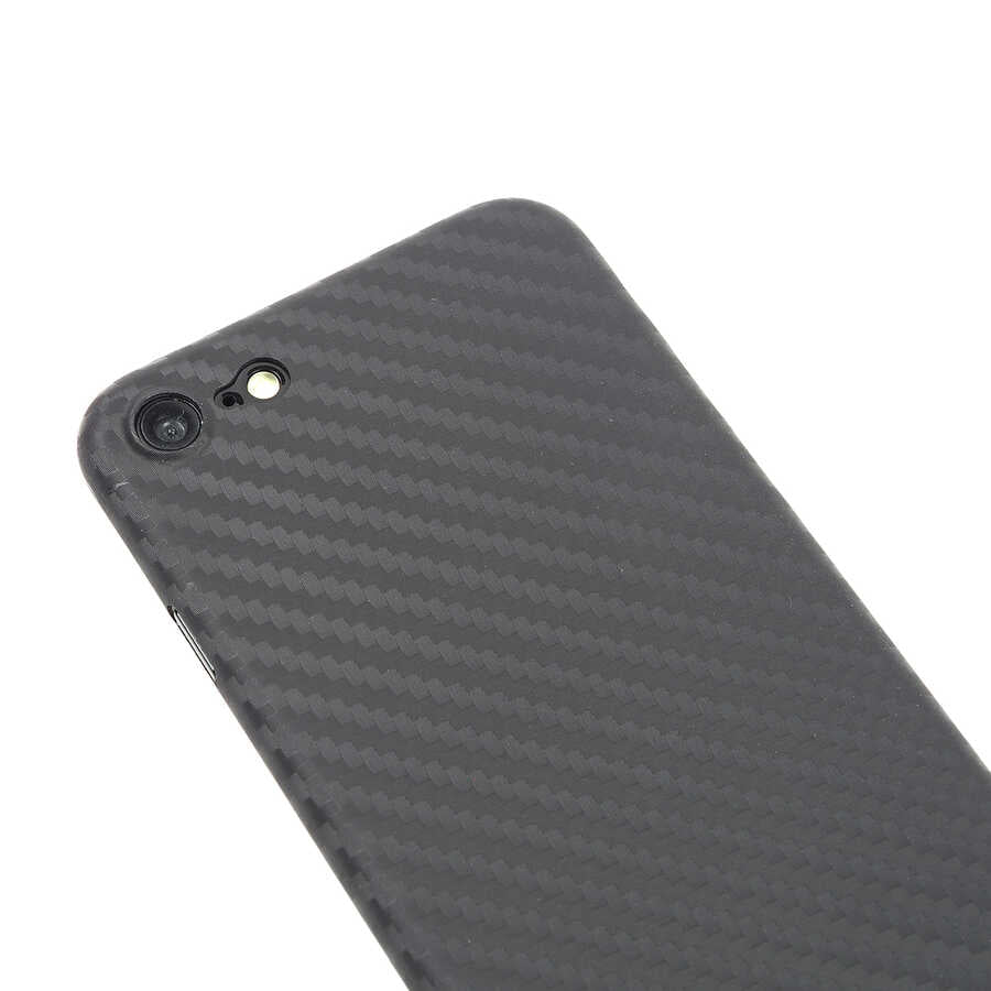 Apple iPhone 7 Kılıf Wiwu Skin Carbon PP Kapak Siyah