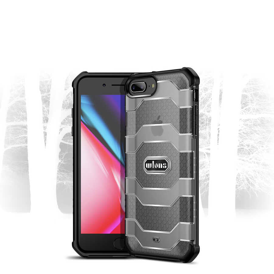 Apple iPhone 7 Plus Kılıf Wlons Mit Kapak Kırmızı