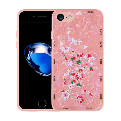 Apple iPhone 8 Kılıf Desenli Sert Silikon Zore Mumila Kapak