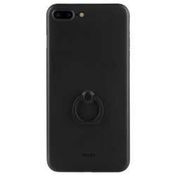 Apple iPhone 8 Plus Kılıf Benks Lollipop With Ring Kapak Siyah