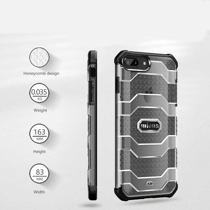 Apple iPhone 8 Plus Kılıf Wlons Mit Kapak Kırmızı