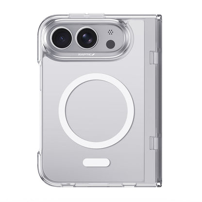 Apple iPhone Duo Kılıf M-Safe Şarj Özellikli Raptic Air Clear Serisi Airbagli Kapak