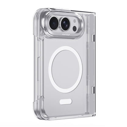 Apple iPhone Duo Kılıf M-Safe Şarj Özellikli Raptic Air Clear Serisi Airbagli Kapak