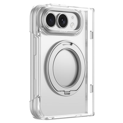 Apple iPhone Duo Kılıf M-safe Şarj Özellikli Raptic Air Stand Serisi Aynalı Arka Yüzey Standlı Kapak