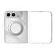 Apple iPhone Duo Kılıf M-safe Şarj Özellikli Transparan Sert PC Wlons Pita Standlı Kapak