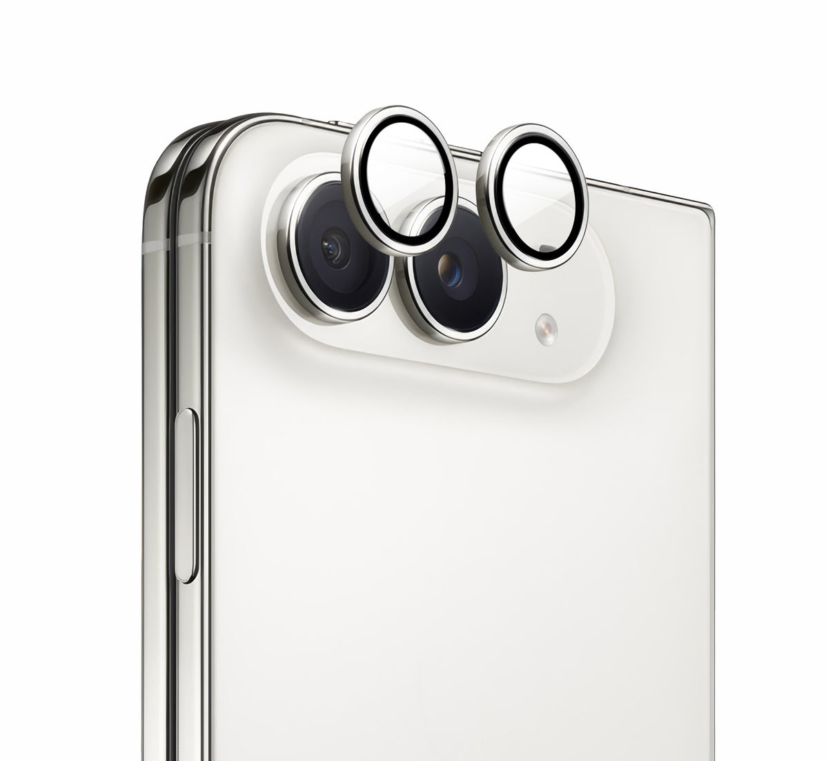Apple iPhone Duo Mohseven Sapphire One by One Alüminyum Safir Kamera Lens Koruyucu