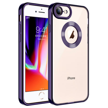 Apple iPhone SE 2020 Kılıf Kamera Korumalı Logo Gösteren Zore Omega Kapak