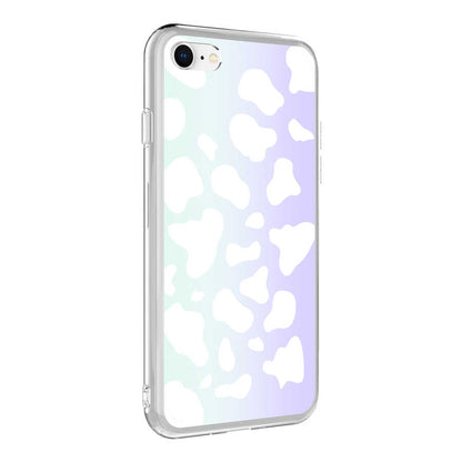 Apple iPhone SE 2020 Kılıf Zore M-Blue Desenli Kapak