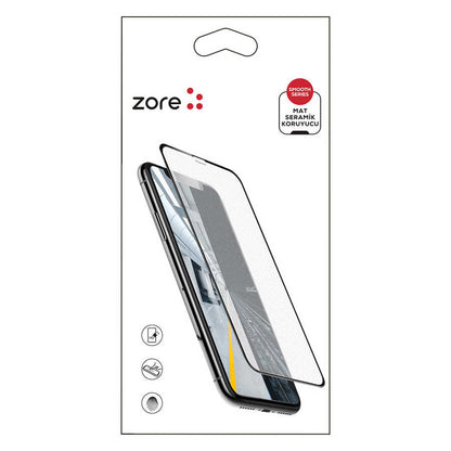 Apple iPhone SE 2022 Zore Mat Seramik Ekran Koruyucu