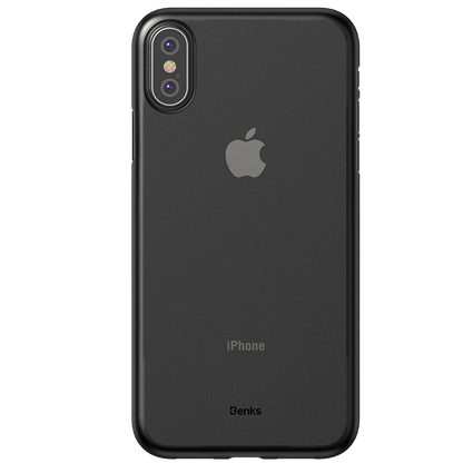 Apple iPhone X Kılıf Benks Lollipop Protective Kapak Siyah