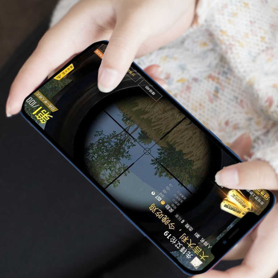 Apple iPhone X Wiwu iPrivacy HD Anti-Peep Ekran Koruyucu Siyah